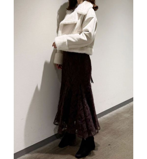 MERCURYDUO「フェイクムートンボンバージャケット」|その他|