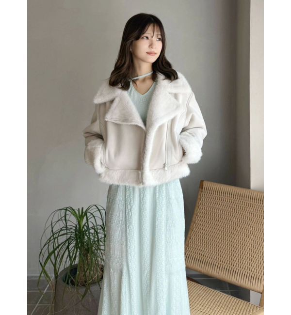 MERCURYDUO「フェイクムートンボンバージャケット」|その他|