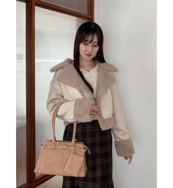 MERCURYDUO「フェイクムートンボンバージャケット」|その他|