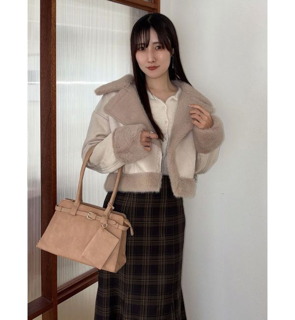 MERCURYDUO「フェイクムートンボンバージャケット」|その他|