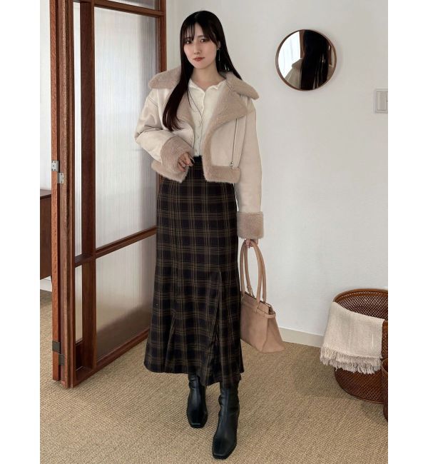 MERCURYDUO「フェイクムートンボンバージャケット」|その他|