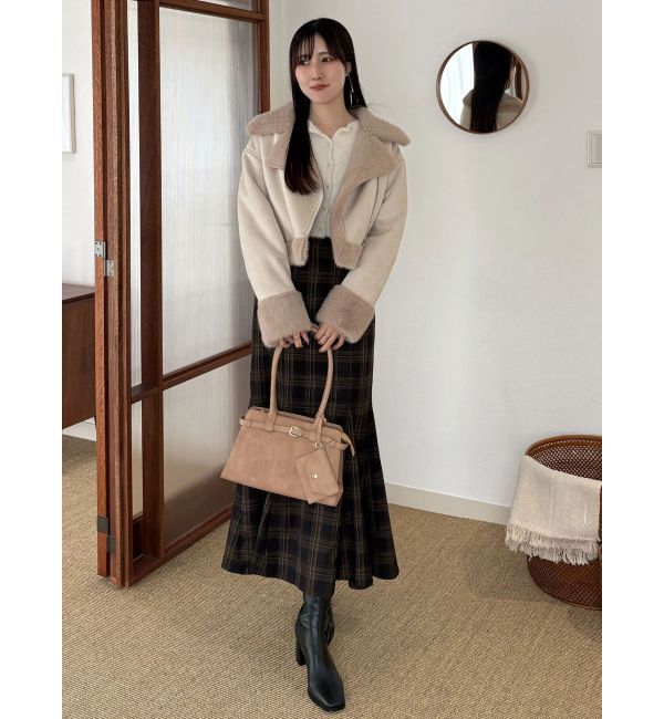 MERCURYDUO「フェイクムートンボンバージャケット」|その他|