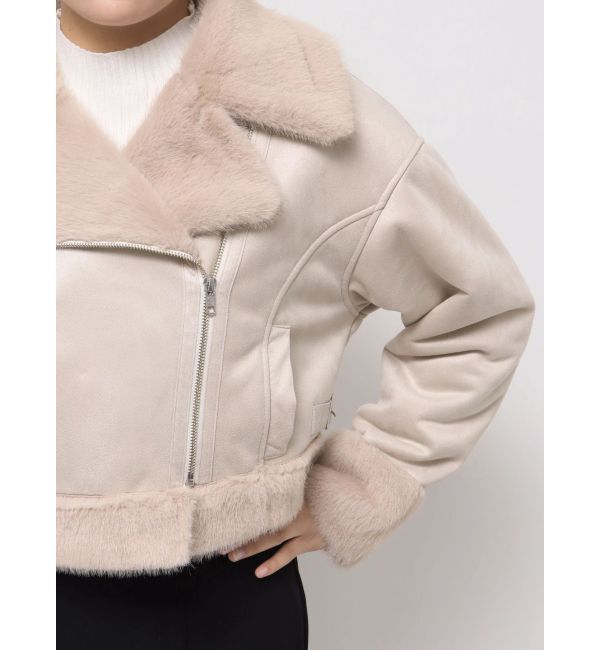 MERCURYDUO「フェイクムートンボンバージャケット」|その他|