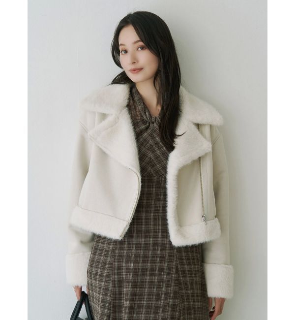 MERCURYDUO「フェイクムートンボンバージャケット」|その他|