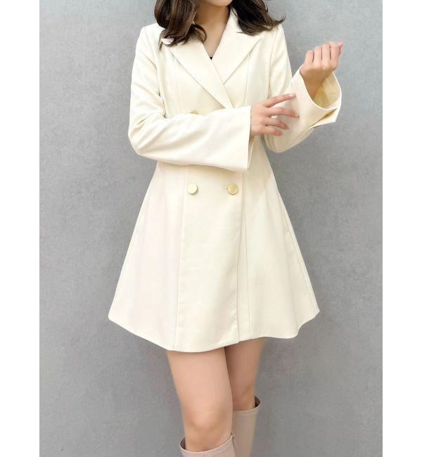 MERCURYDUO「【WEB限定カラーあり】2WAYフィット&フレアジャケットワンピース」|ワンピース|