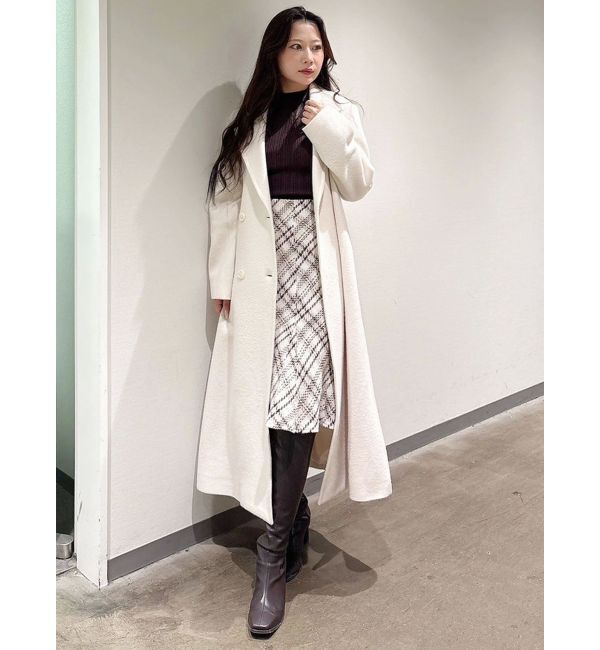 MERCURYDUO「オリジナルロービングチェックニーレングススカート」|スカート|