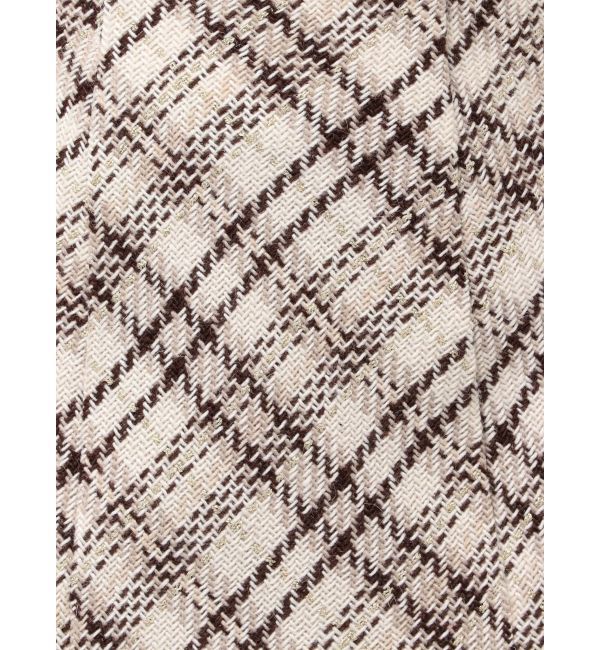 MERCURYDUO「オリジナルロービングチェックニーレングススカート」|スカート|