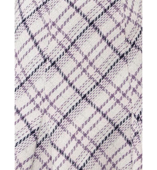 MERCURYDUO「オリジナルロービングチェックニーレングススカート」|スカート|