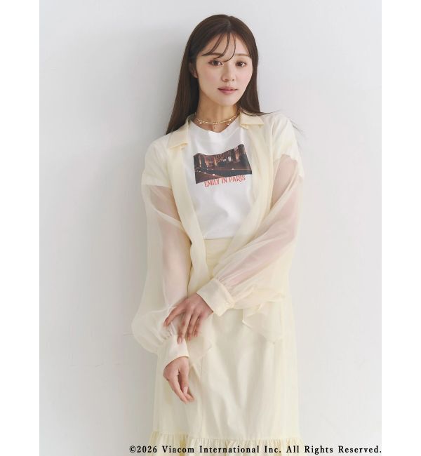 MERCURYDUO「ドレープシアーシャツ」|シャツ・ブラウス|