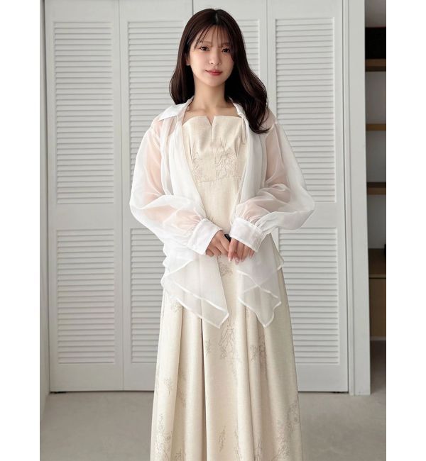 MERCURYDUO「ドレープシアーシャツ」|シャツ・ブラウス|