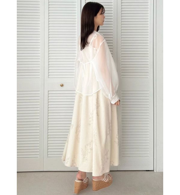 MERCURYDUO「ドレープシアーシャツ」|シャツ・ブラウス|