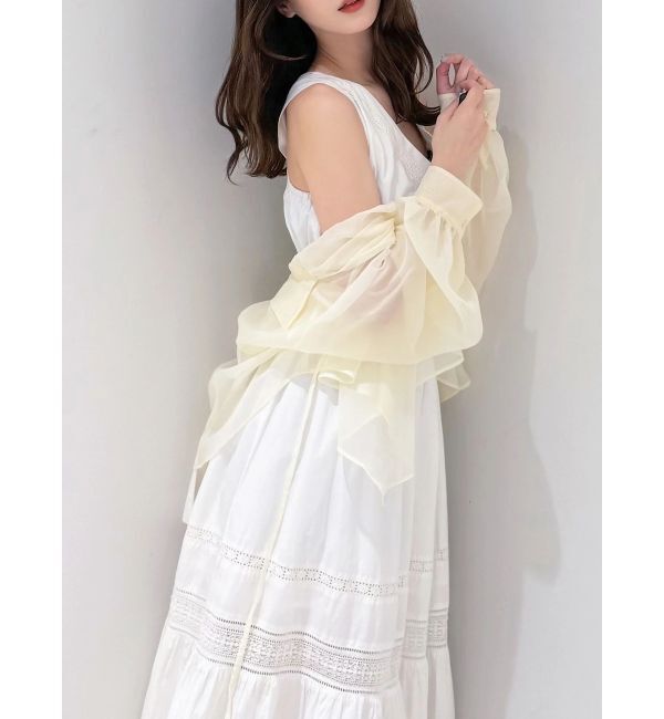 MERCURYDUO「ドレープシアーシャツ」|シャツ・ブラウス|