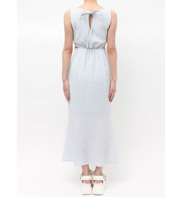 MERCURYDUO「【MERCURYDUO&times;AMPHI】カップ付きサイドカットアウトマーメイドワンピース」|ワンピース|