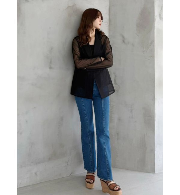 MERCURYDUO「【MERCURYDUO&times;AMPHI】カップ付きレースベアトップ」|Tシャツ・カットソー|