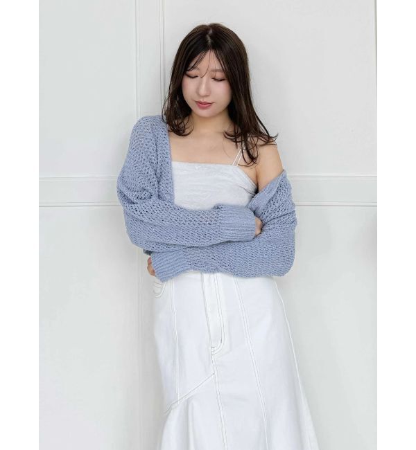 MERCURYDUO「【MERCURYDUO&times;AMPHI】カップ付きレースベアトップ」|Tシャツ・カットソー|