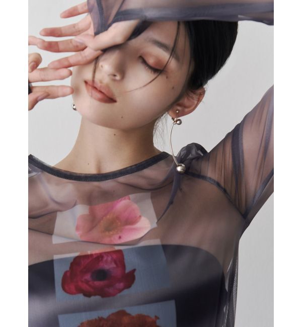 MURUA「ハングボールキャッチピアス」|ピアス|