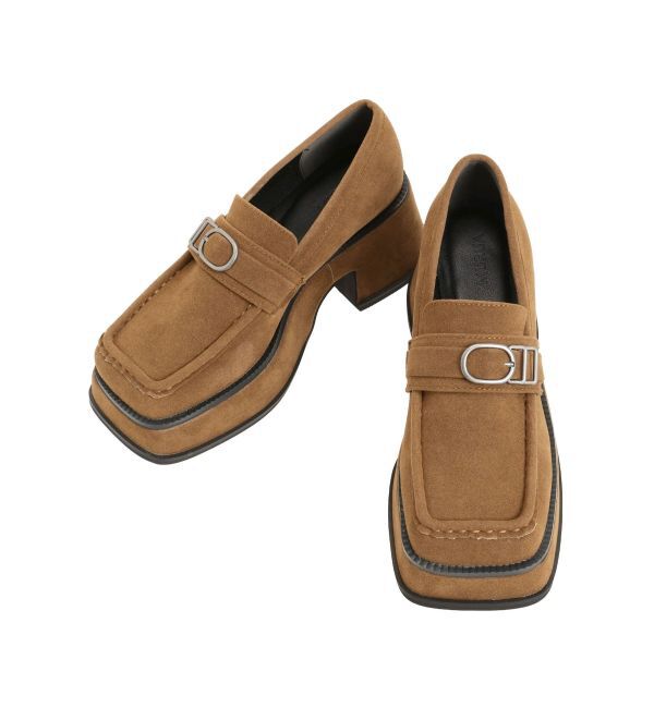 MURUA「スクエアソールベルトローファー」|ローファー|