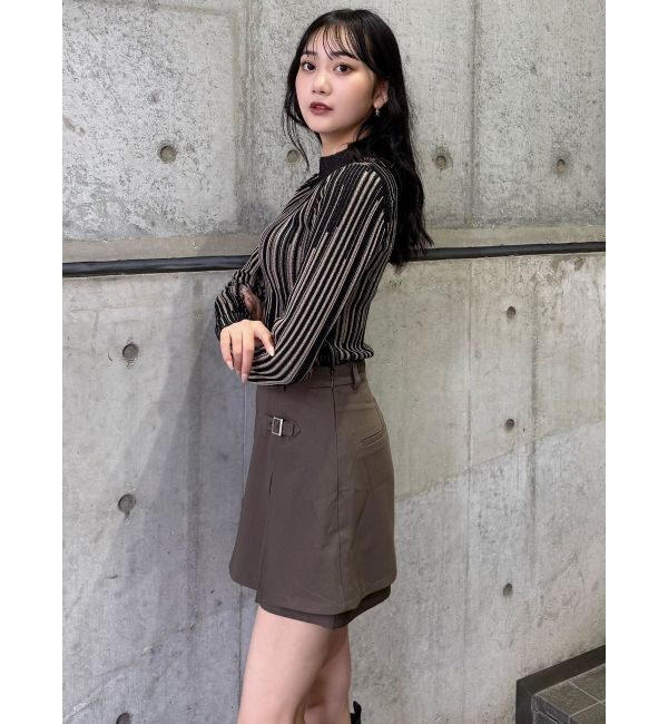 MURUA「デザインミニスカショートパンツ」|その他|