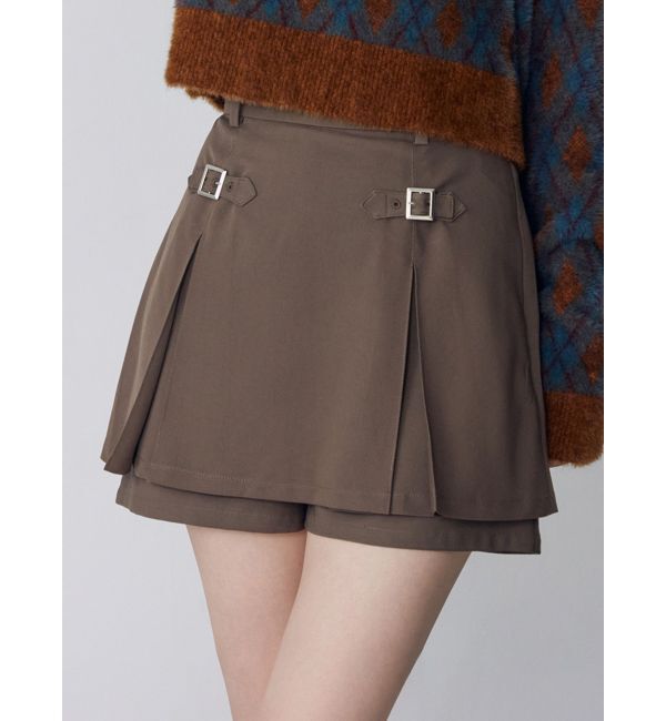 MURUA「デザインミニスカショートパンツ」|その他|モカ