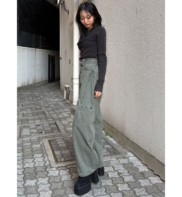 MURUA「パッチポケットバレルレッグパンツ」|その他|
