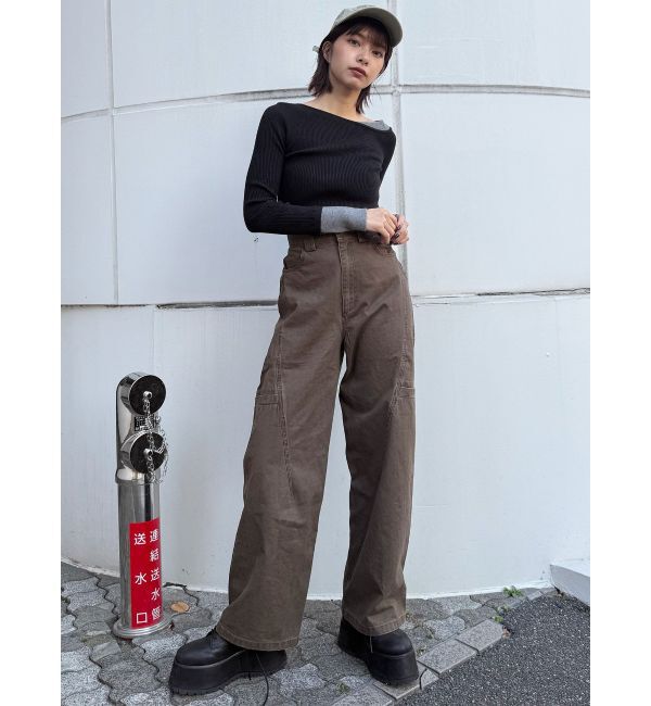 MURUA「パッチポケットバレルレッグパンツ」|その他|