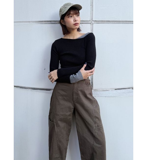 MURUA「パッチポケットバレルレッグパンツ」|その他|