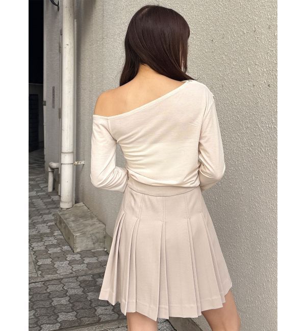 MURUA「ドレープワンショルトップス」|Tシャツ・カットソー|