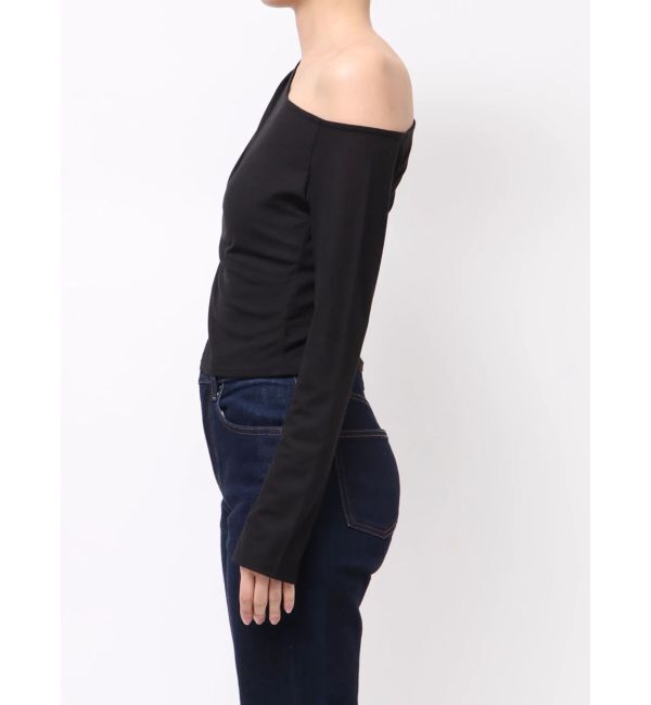 MURUA「ドレープワンショルトップス」|Tシャツ・カットソー|