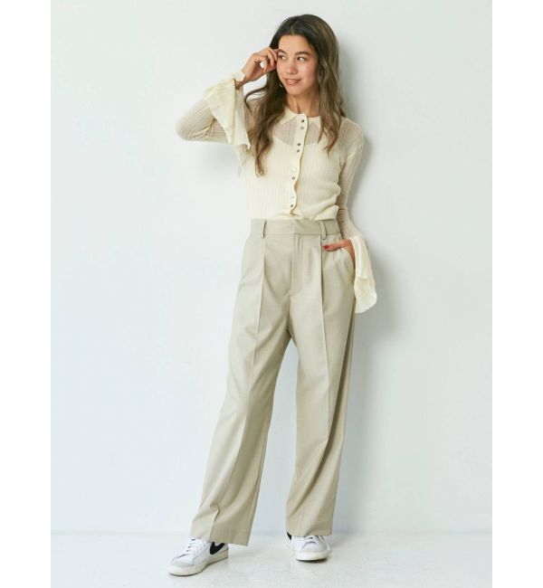 Ungrid「フレアスリーブシアーニットカーディガン」|カーディガン|