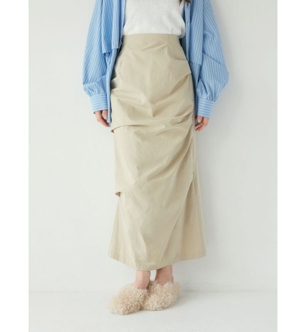 Ungrid「タックデザインアイラインスカート」|スカート|