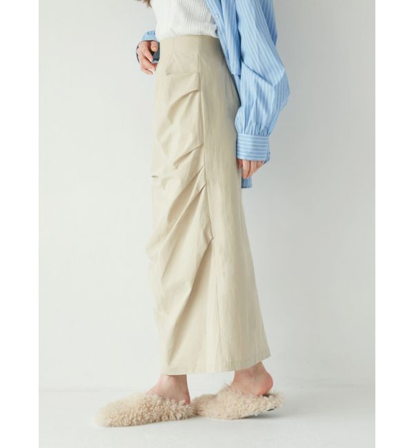 Ungrid「タックデザインアイラインスカート」|スカート|