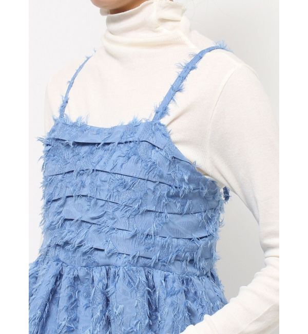 Ungrid「タックデザインジャカードキャミ」|キャミソール|