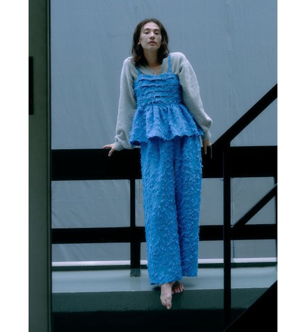 Ungrid「タックデザインジャカードキャミ」|キャミソール|