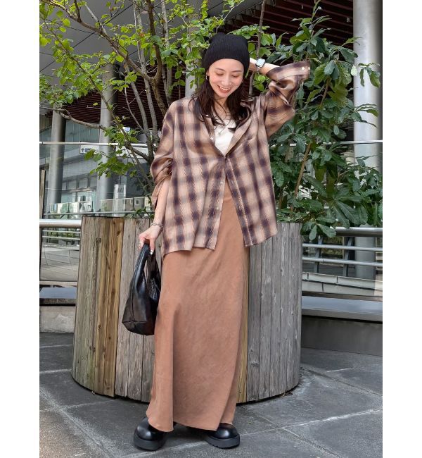 Ungrid「ビッグルーズチェックシャツ」|シャツ・ブラウス|