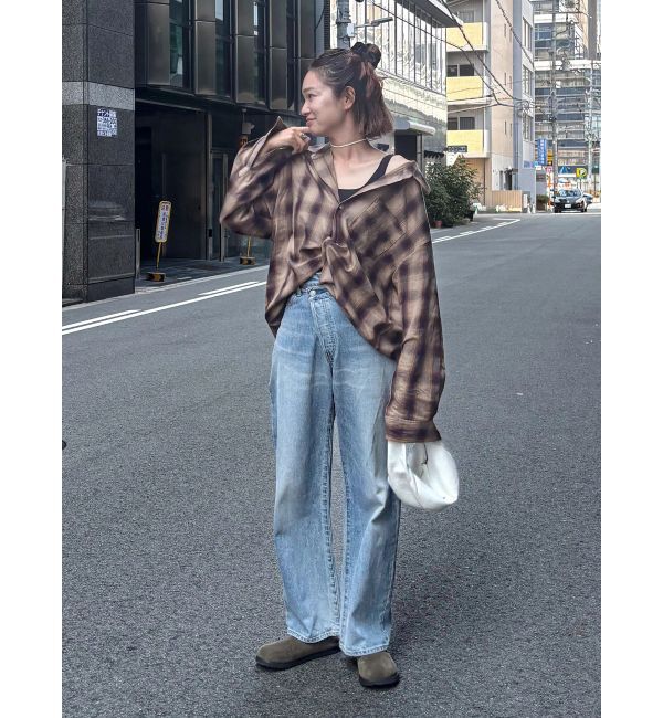 Ungrid「ビッグルーズチェックシャツ」|シャツ・ブラウス|