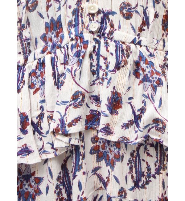 Ungrid「エスニックフラワーボリュームワンピース」|ワンピース|