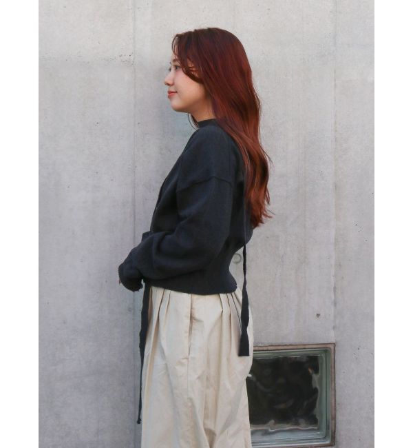 Ungrid「リボンデザインニットカーディガン」|カーディガン|