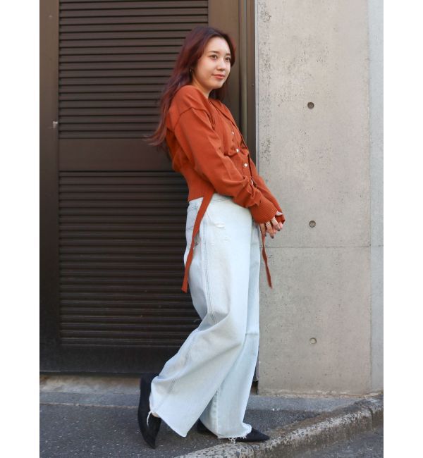 Ungrid「リボンデザインニットカーディガン」|カーディガン|