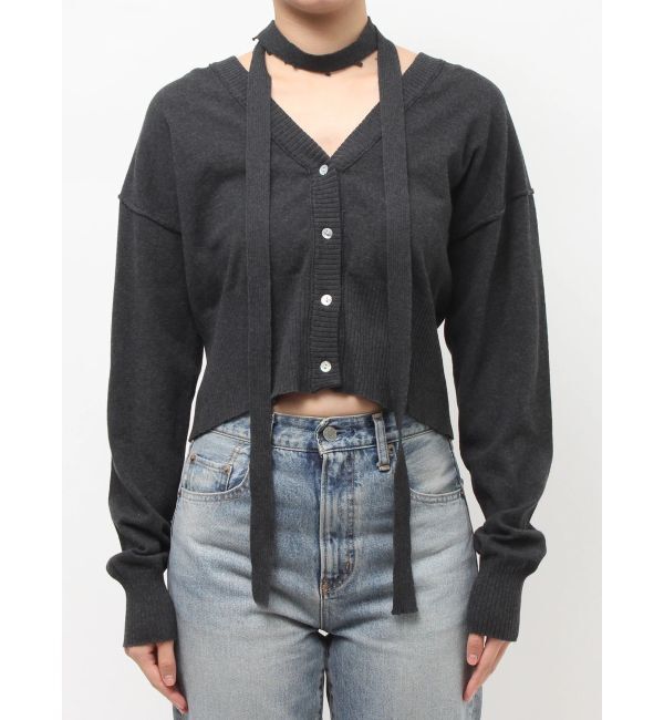 Ungrid「リボンデザインニットカーディガン」|カーディガン|