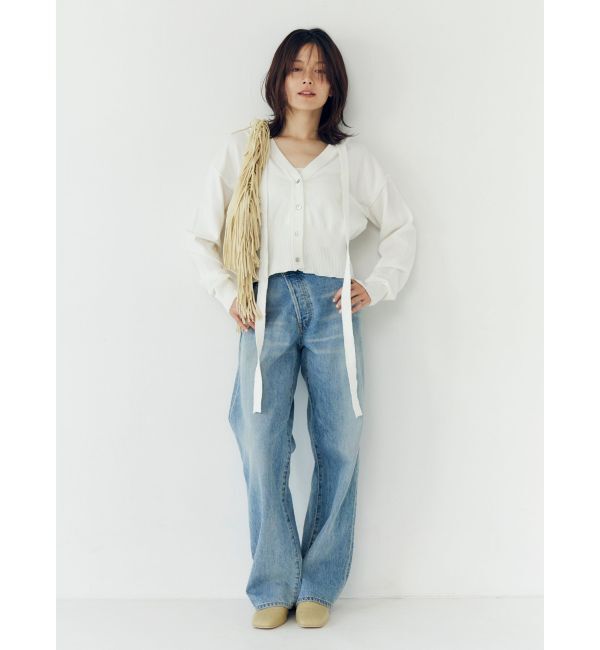 Ungrid「リボンデザインニットカーディガン」|カーディガン|