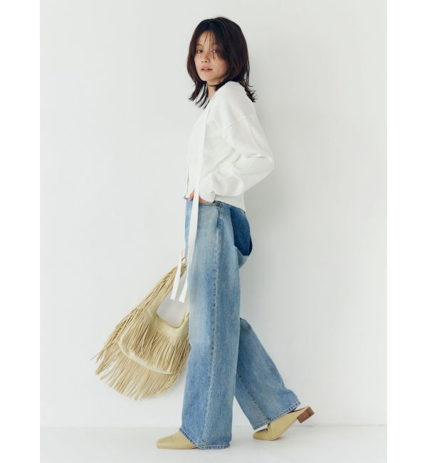 Ungrid「リボンデザインニットカーディガン」|カーディガン|