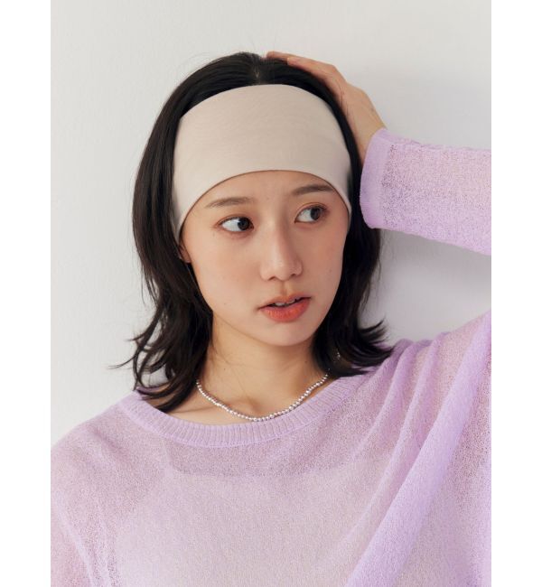 Ungrid「ベーシックワイドヘアバンド」|ヘアバンド|
