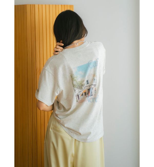 Ungrid「バックフォトプリントTee」|Tシャツ・カットソー|