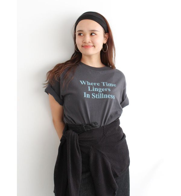 Ungrid「バックフォトプリントTee」|Tシャツ・カットソー|