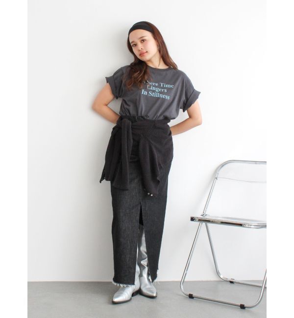 Ungrid「バックフォトプリントTee」|Tシャツ・カットソー|