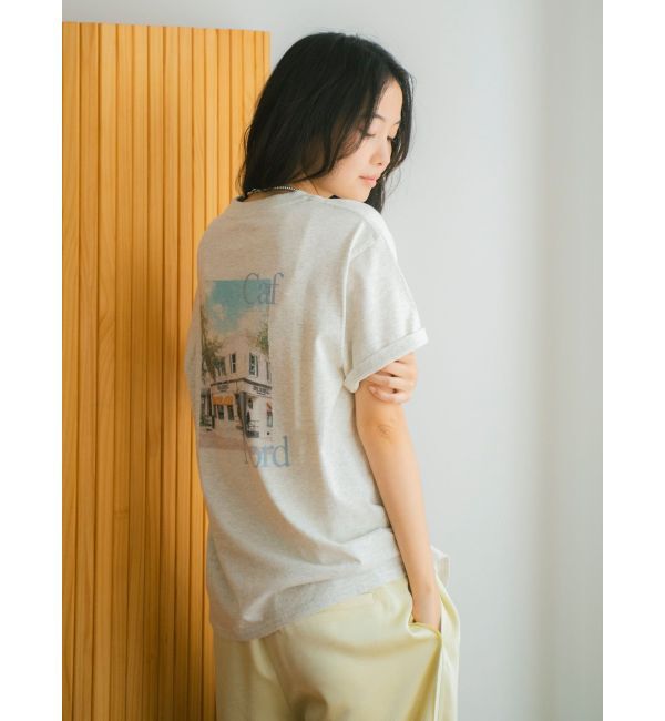Ungrid「バックフォトプリントTee」|Tシャツ・カットソー|