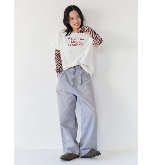 Ungrid「バックフォトプリントTee」|Tシャツ・カットソー|