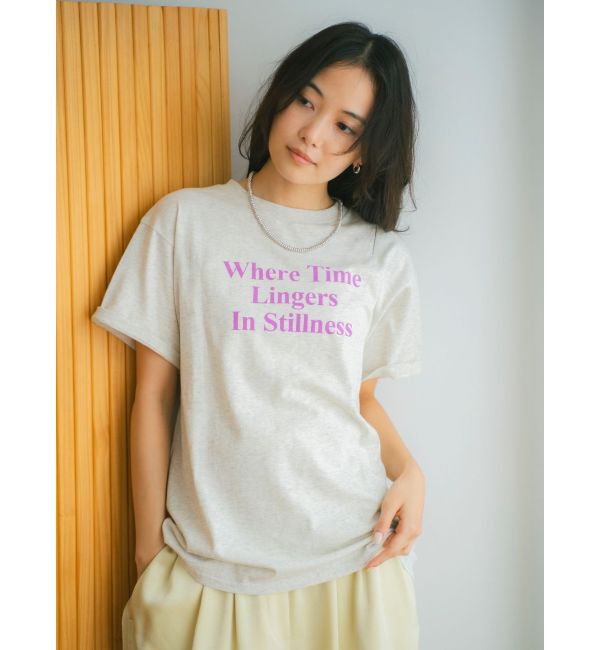 Ungrid「バックフォトプリントTee」|Tシャツ・カットソー|