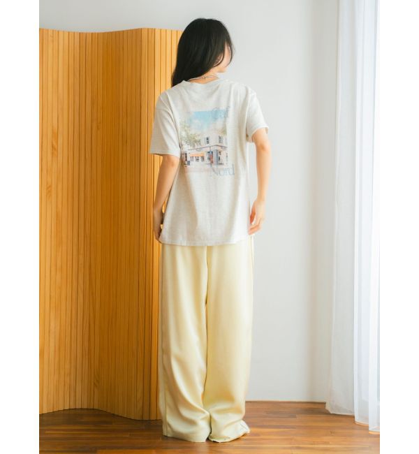 Ungrid「バックフォトプリントTee」|Tシャツ・カットソー|