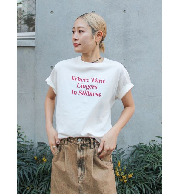 Ungrid「バックフォトプリントTee」|Tシャツ・カットソー|